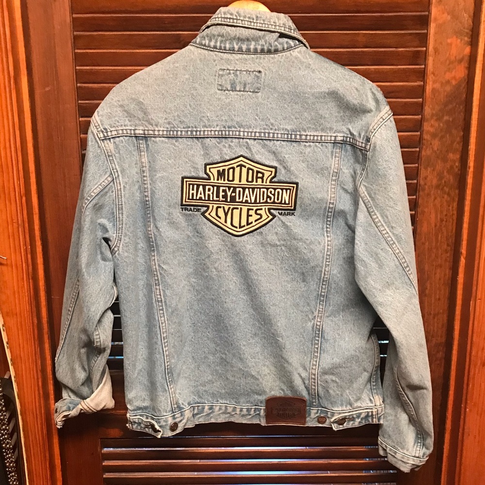 Official Harley Davidson branded denim jacket
